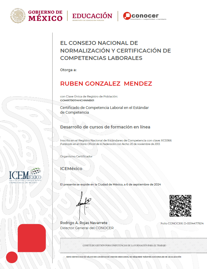 0014477924 RUBEN GONZALEZ MENDEZ ICEMEXICO